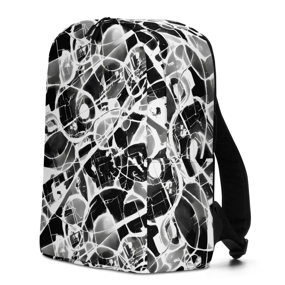 Obsidian Shatter on Minimalist Backpack — Left