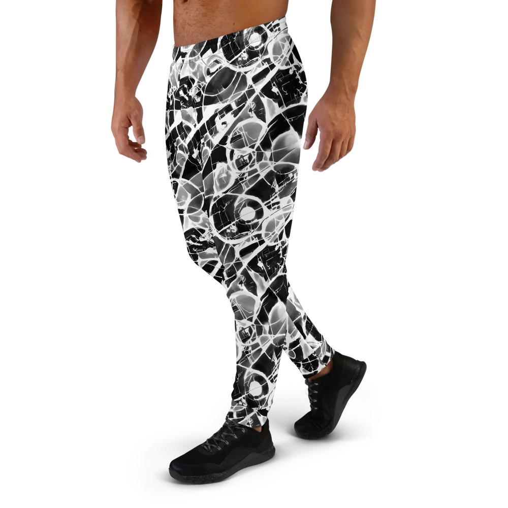 Obsidian Shatter on Men's Joggers — Left