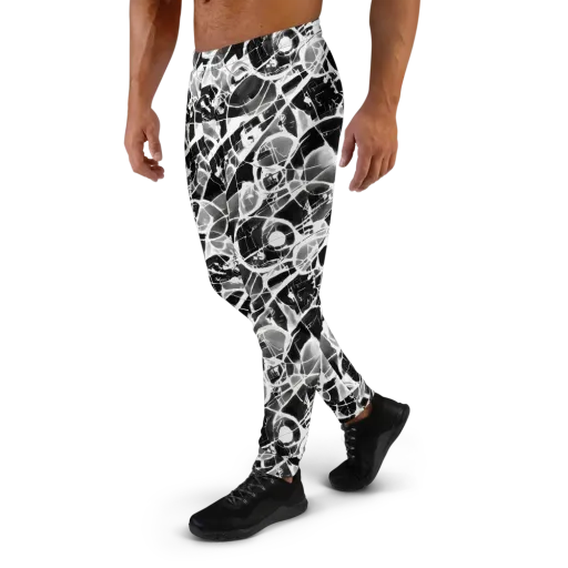Obsidian Shatter on a Men's Joggers