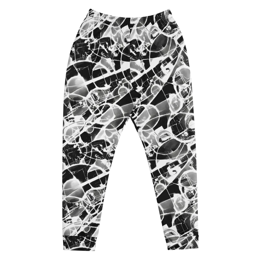 Obsidian Shatter on Men's Joggers — Front