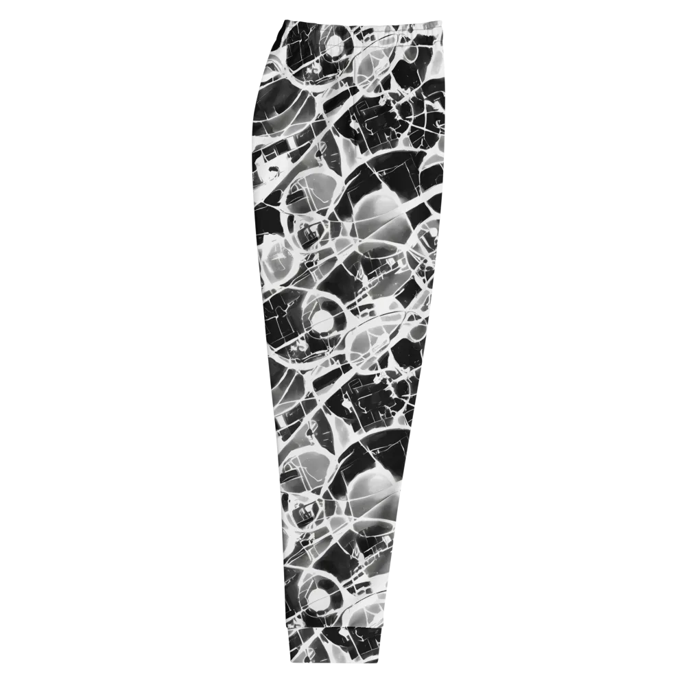 Obsidian Shatter on Men's Joggers — Right