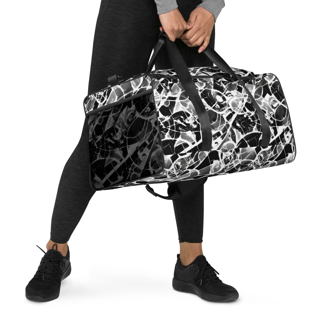 Obsidian Shatter on Duffle Bag — Right Front