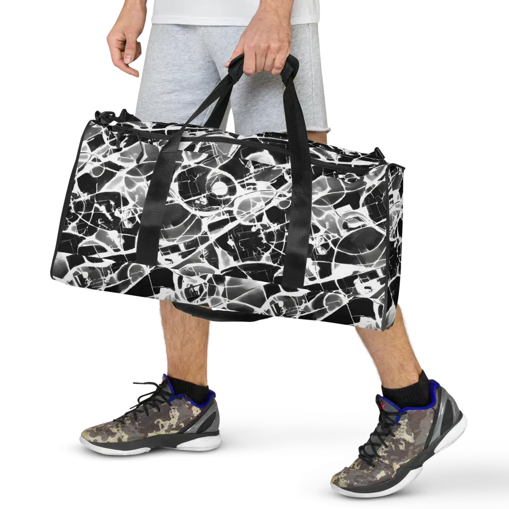 Obsidian Shatter on Duffle Bag — Front
