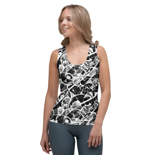 Obsidian Shatter on a Women's Tank Top