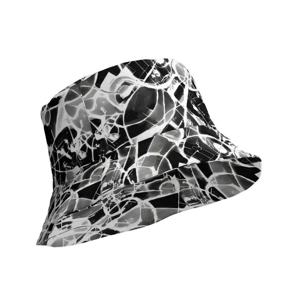 Obsidian Shatter on Reversible Bucket Hat — Product details Outside