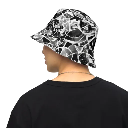 Obsidian Shatter on a Reversible Bucket Hat