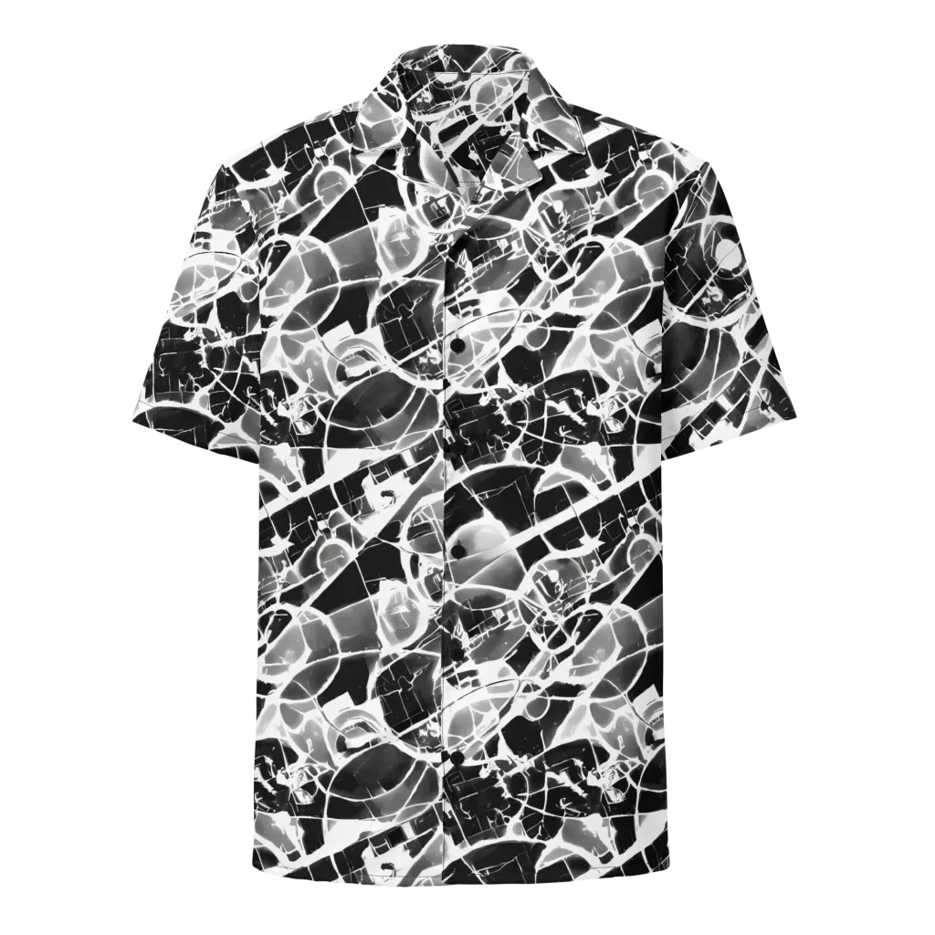 Obsidian Shatter on Button Shirt — Front