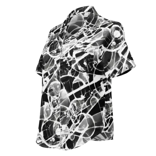 Obsidian Shatter on a Women's Short Sleeve Pajama Top