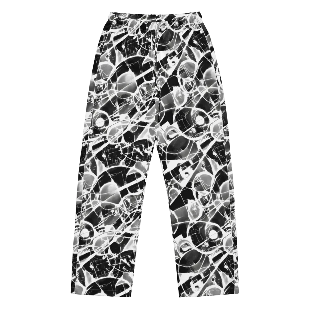 Obsidian Shatter on Women's Pajama Pants — Front
