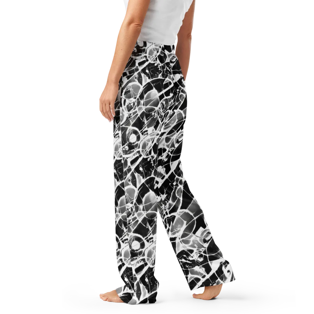 Obsidian Shatter on Women's Pajama Pants — Left
