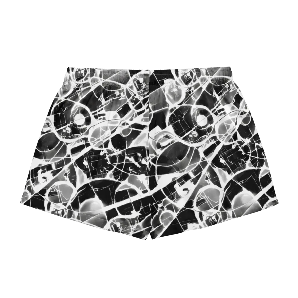 Obsidian Shatter on Women's Pajama Shorts — Back