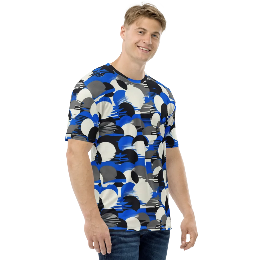 Electric Tumble on Men's Crew Neck T-Shirt — Right