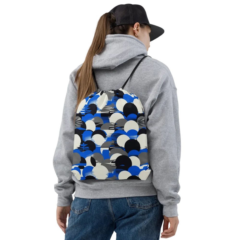 Electric Tumble on Drawstring Bag — Front