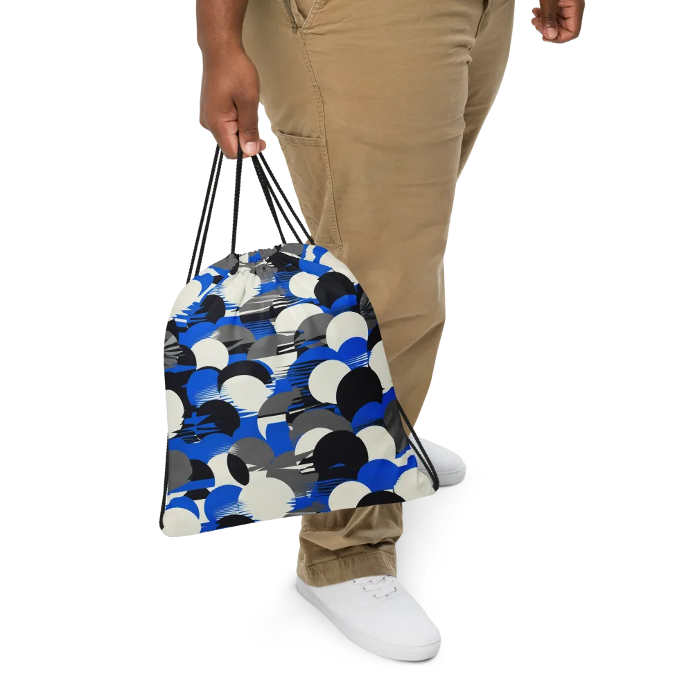 Electric Tumble on Drawstring Bag — Front