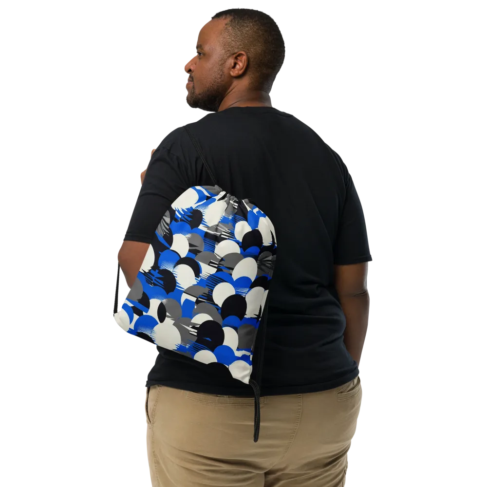 Electric Tumble on Drawstring Bag — Front