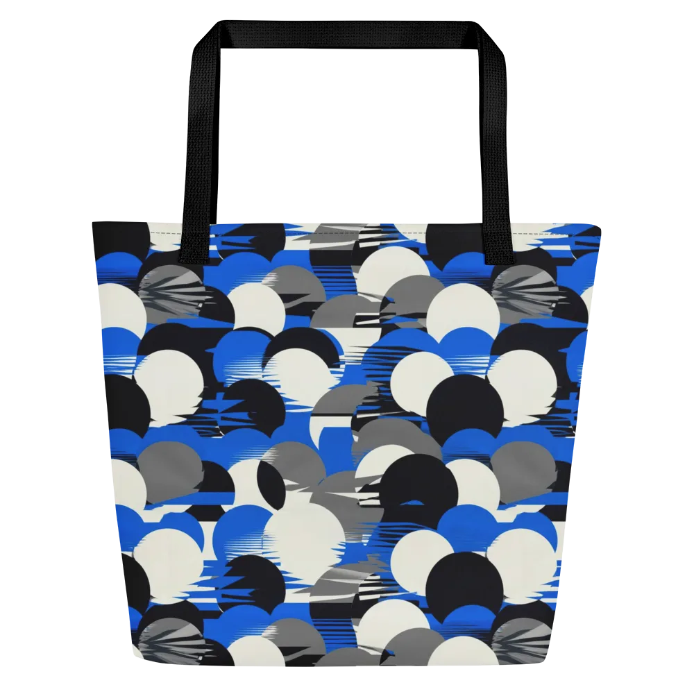 Electric Tumble on Large Tote Bag W/ Pocket — Front