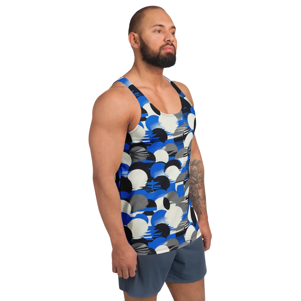 Electric Tumble on Men's Tank Top — Right Front