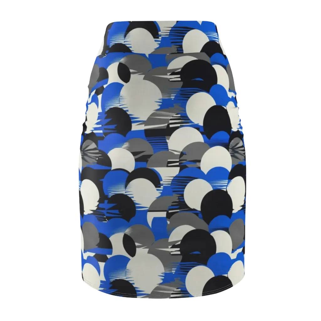 Electric Tumble on Pencil Skirt — Back