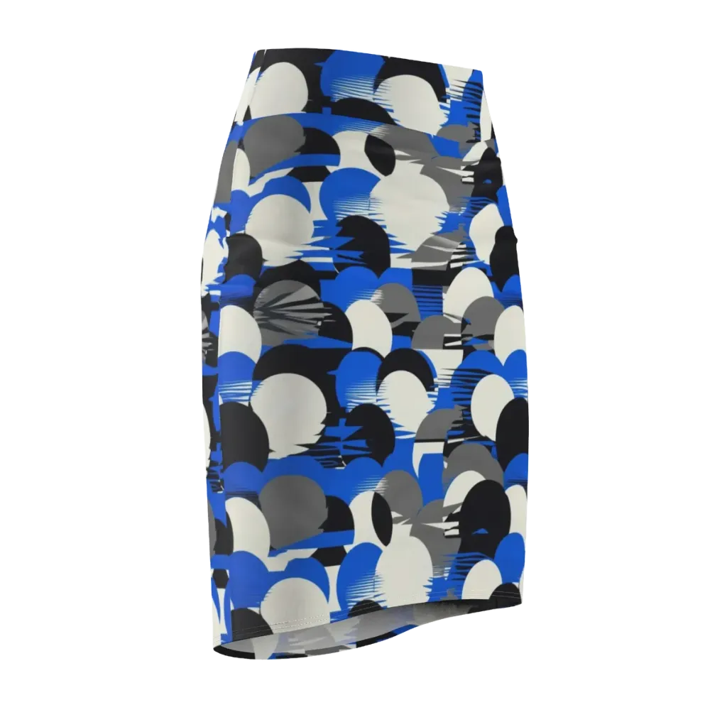 Electric Tumble on Pencil Skirt — Front Side