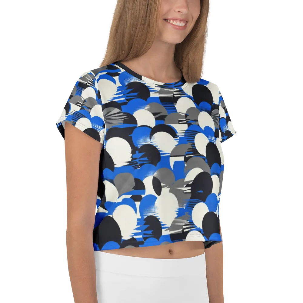 Electric Tumble on Crop Tee — Right