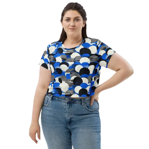 Electric Tumble on a Crop Tee