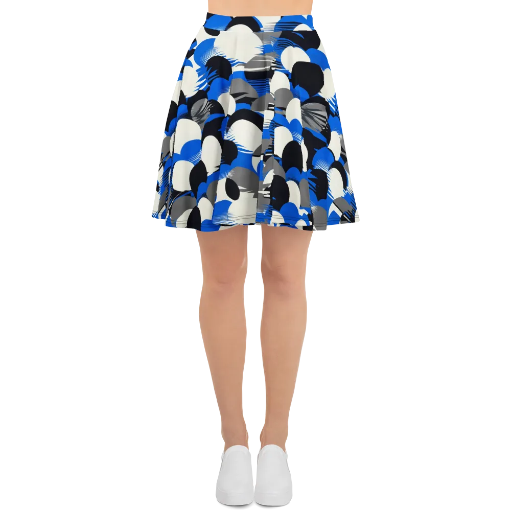 Electric Tumble on Skater Skirt — Front