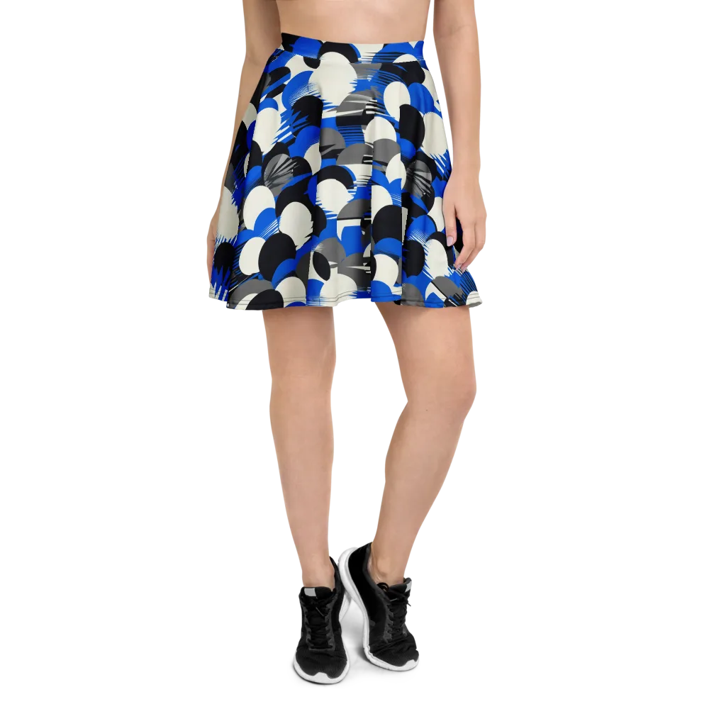 Electric Tumble on Skater Skirt — Front