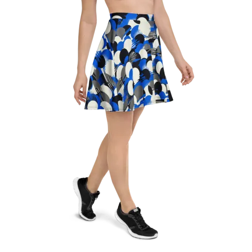 Electric Tumble on a Skater Skirt