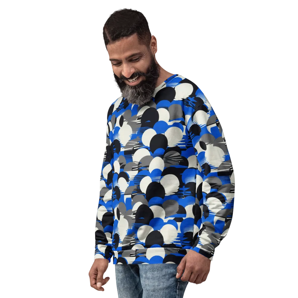 Electric Tumble on Sweatshirt — Left Front