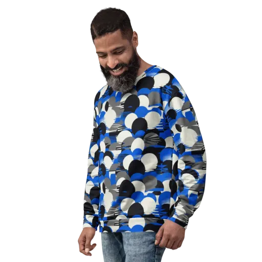 Electric Tumble on a Sweatshirt