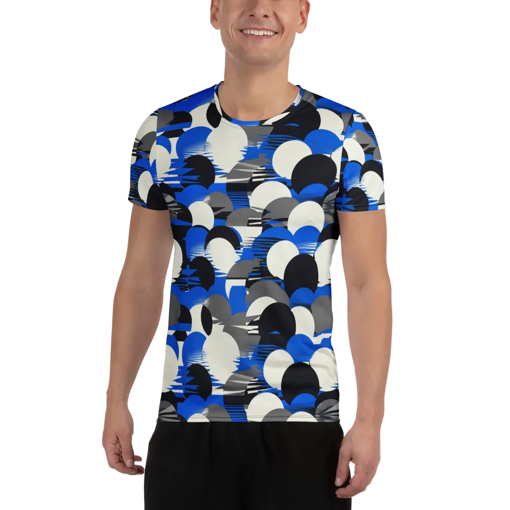 Electric Tumble on Men's Athletic T-Shirt — Front