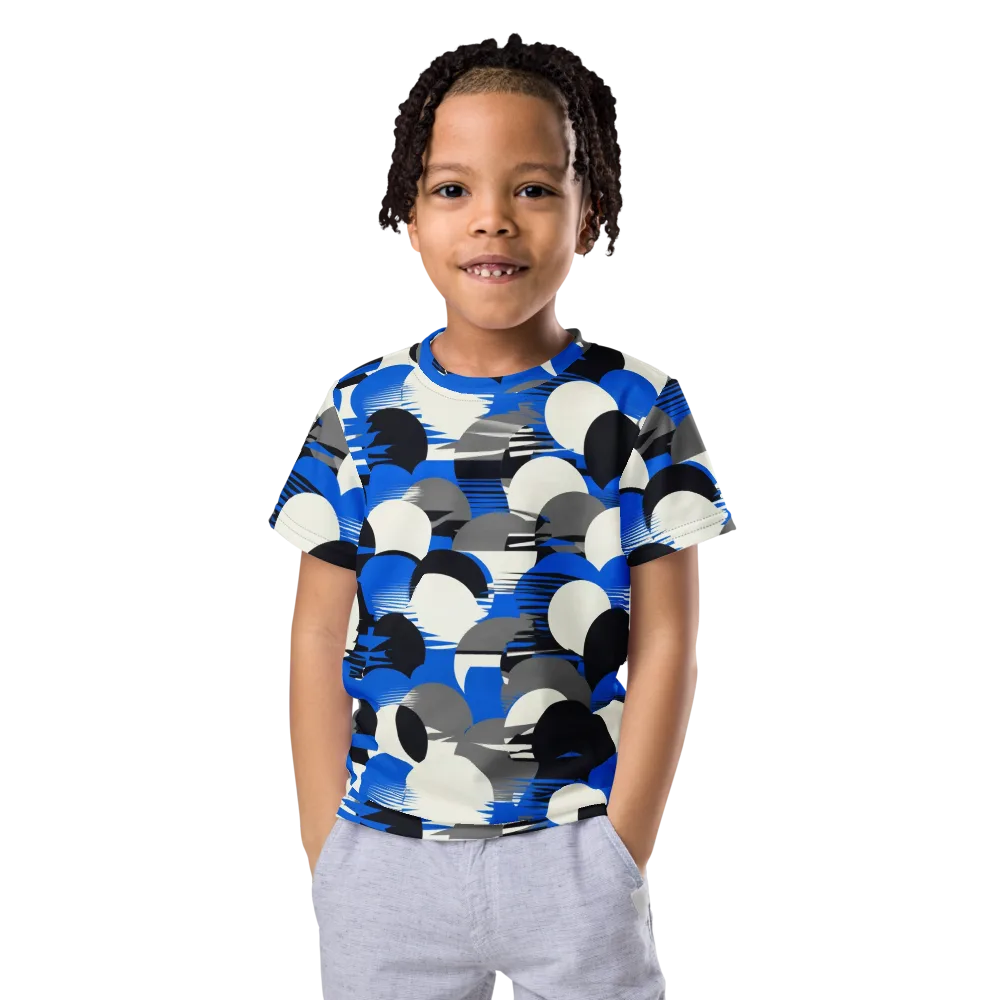 Electric Tumble on Kids Crew Neck T-Shirt — Front