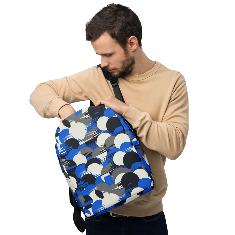 Electric Tumble on Minimalist Backpack — Front