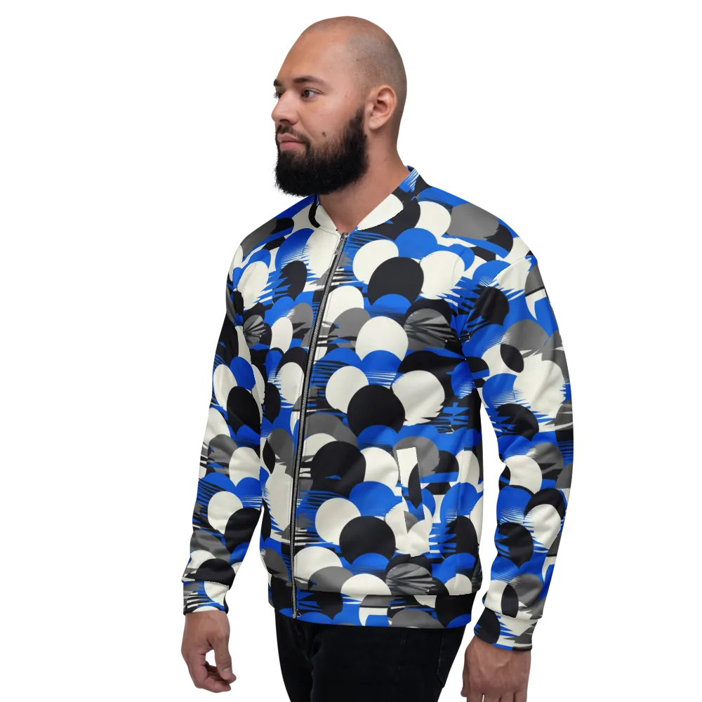 Electric Tumble on Bomber Jacket — Left