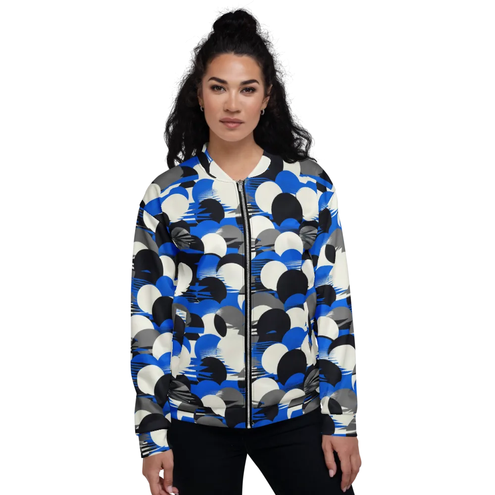 Electric Tumble on Bomber Jacket — Front