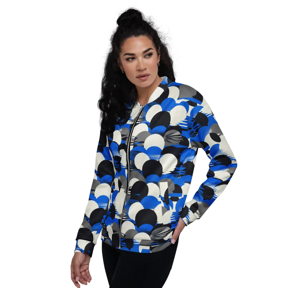 Electric Tumble on Bomber Jacket — Left