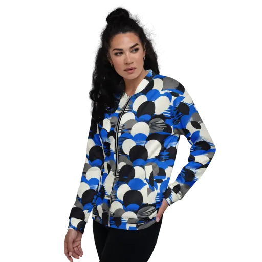 Electric Tumble on a Bomber Jacket