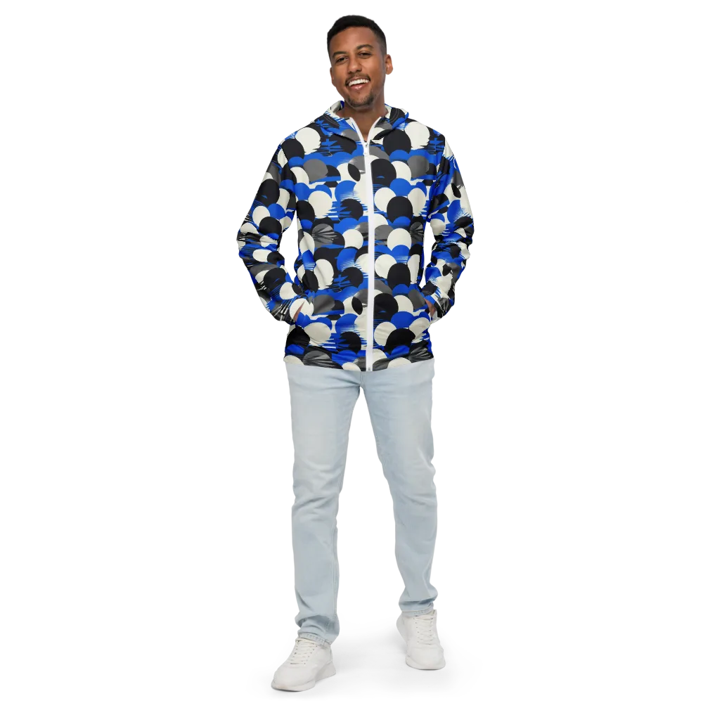 Electric Tumble on Men's Windbreaker — Front