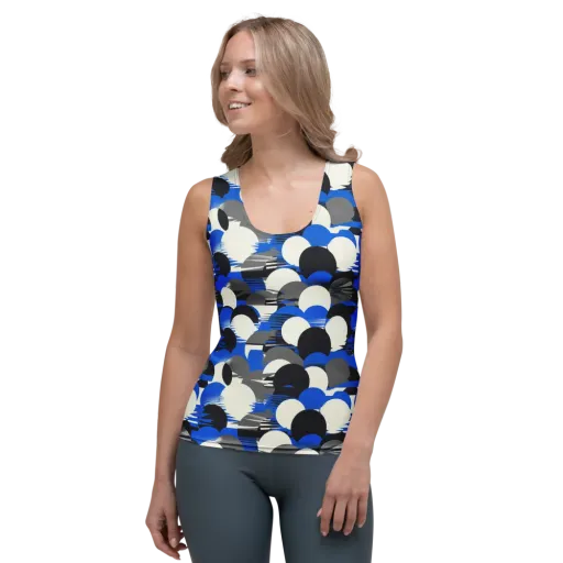 Electric Tumble on a Women's Tank Top