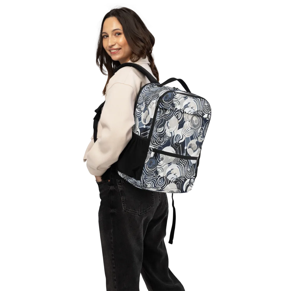 Nautical Noise on Utility Backpack — Back