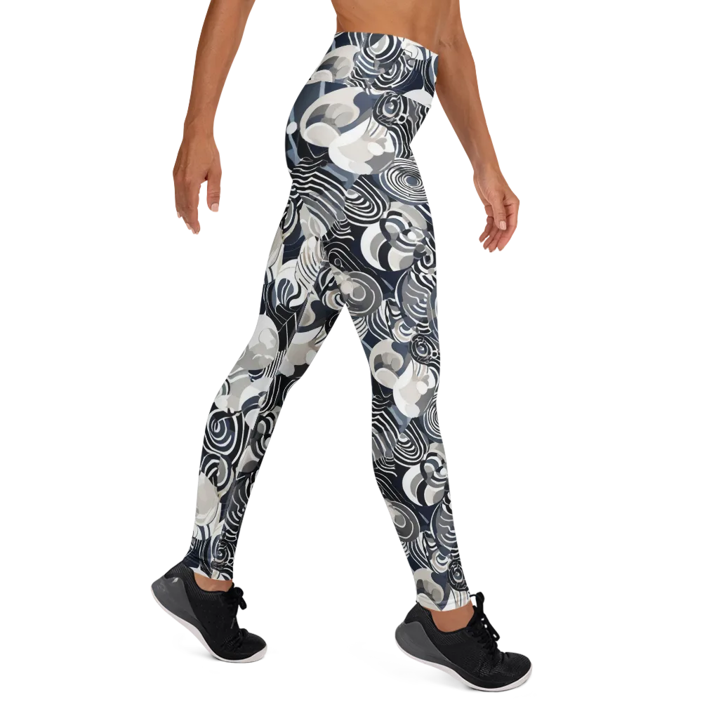 Nautical Noise on Yoga Leggings — Right