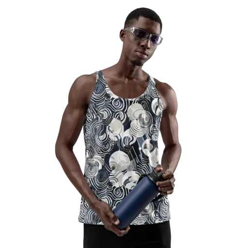Nautical Noise on a Men's Tank Top