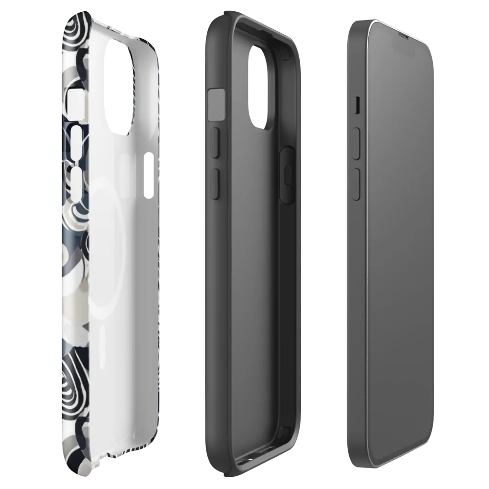 Nautical Noise on MagSafe Tough Case for iPhone® — Front