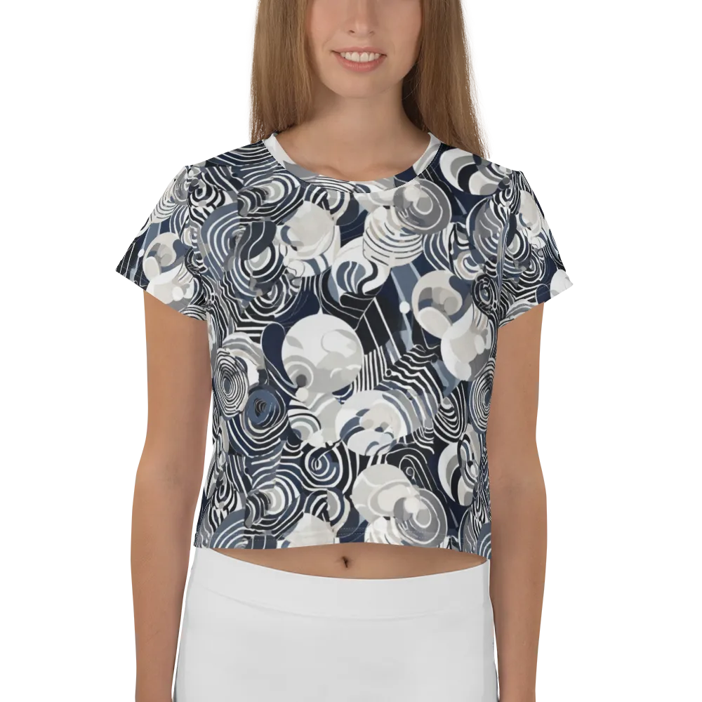 Nautical Noise on Crop Tee — Front