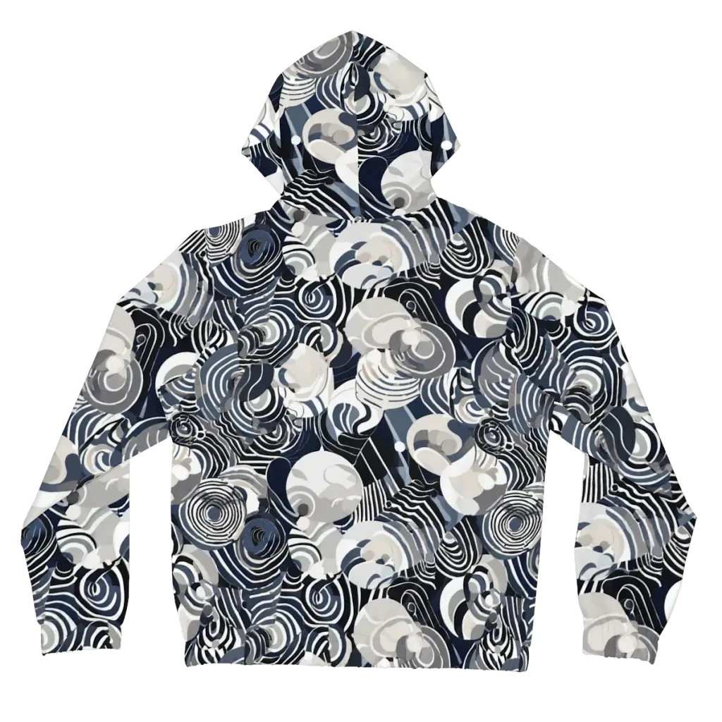 Nautical Noise on Women's Full-Zip Hoodie — Back