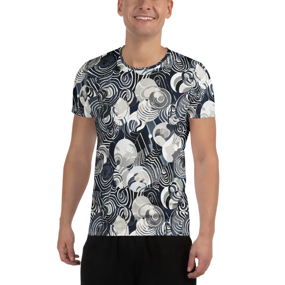 Nautical Noise on Men's Athletic T-Shirt — Front