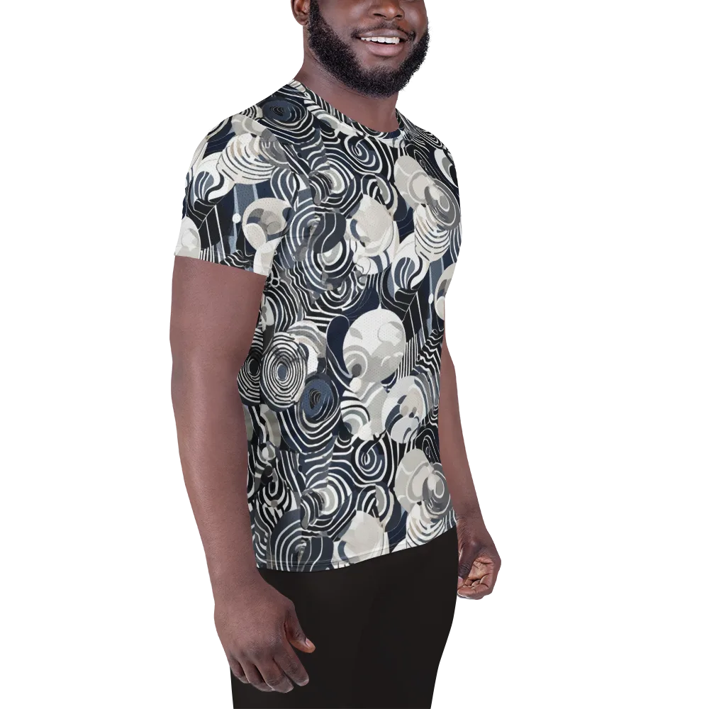 Nautical Noise on Men's Athletic T-Shirt — Right