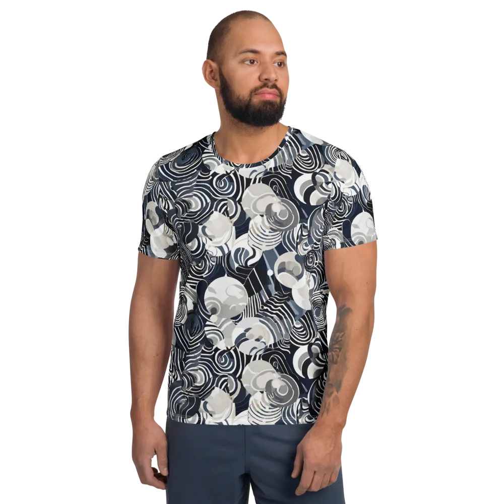 Nautical Noise on Men's Athletic T-Shirt — Front