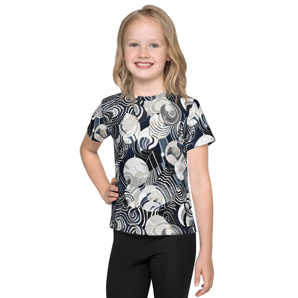 Nautical Noise on Kids Crew Neck T-Shirt — Front