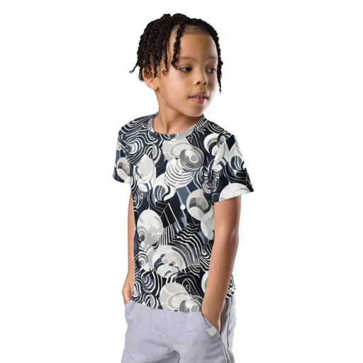 Nautical Noise on a Kids Crew Neck T-Shirt